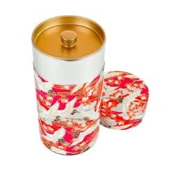 Washi Tea Canister - Tsuru -Shibui Store boite a the japonaise washi tsuru 742
