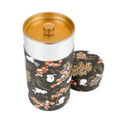 Washi Tea Canister - Usagi 8 Washi Tea Canister - Usagi -Shibui Store boite a the japonaise washi usagi 887