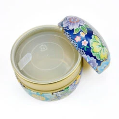 Blue Metal Japanese Tea Box 9 Blue Metal Japanese Tea Box -Shibui Store boite a the metal japon bleu 167