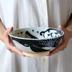 Whale Ramen Bowl 10 Whale Ramen Bowl -Shibui Store bol a ramen japonais baleine 231
