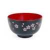 Japanese Soup Bowl - Black Sakura