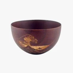 Japanese Wooden Bowl - Kanagawa -Shibui Store bol bois japonais kanagawa 613