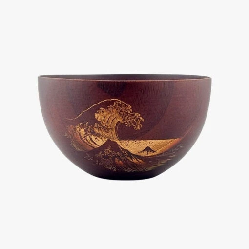Japanese Wooden Bowl - Kanagawa
