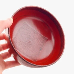Lacquered Wood Bowl - Akai -Shibui Store bol japonais bois laque akai 894