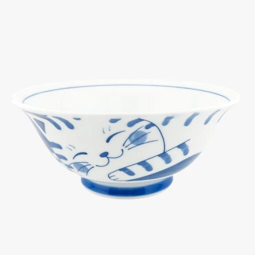 Japanese Bowl - Neko Blue