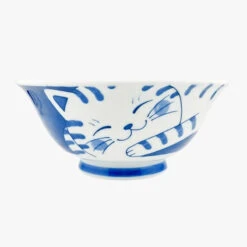 Japanese Bowl - Neko Blue 9 Japanese Bowl - Neko Blue -Shibui Store bol japonais neko bleu 786