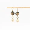 Cherry Blossom Earrings - Black -Shibui Store boucles doreilles japonaises cherry noir 602