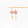 Cherry Blossom Earrings - Pink -Shibui Store boucles doreilles japonaises cherry rose 716