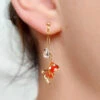Goldfish Earrings -Shibui Store boucles doreilles japonaises goldfish 129