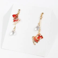 Goldfish Earrings -Shibui Store boucles doreilles japonaises goldfish 915