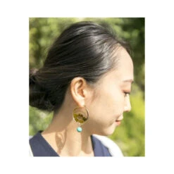 Japanese Earrings - Hana Kamon -Shibui Store boucles doreilles japonaises hana kamon 624