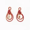 Mizuhiki Earrings -Shibui Store boucles doreilles japonaises mizuhiki 653