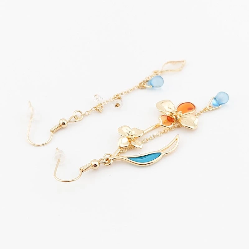 Japanese Earrings - Nanohana 5 Japanese Earrings - Nanohana - Image 3