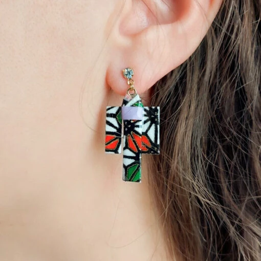 Japanese Kimono Earrings
