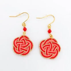 Japanese Knot Earrings 7 Japanese Knot Earrings -Shibui Store boucles doreilles noeud japonais 365