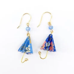 Umbrella Earrings - Blue -Shibui Store boucles doreilles ombrelle bleue 520