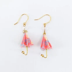 Umbrella Earrings - Pink -Shibui Store boucles doreilles ombrelle rose 734