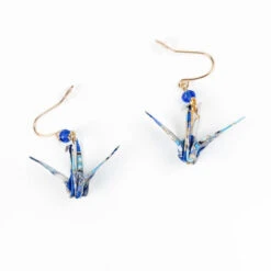 Earrings Origami - Mizuiro -Shibui Store boucles doreilles origami mizuiro 547