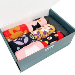 Japanese Socks For Women Gift Box 9 Japanese Socks For Women Gift Box -Shibui Store box chaussettes japonaises femme eu 36 40 541