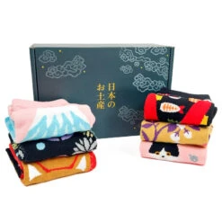 Japanese Socks For Women Gift Box 8 Japanese Socks For Women Gift Box -Shibui Store box chaussettes japonaises femme eu 36 40 933