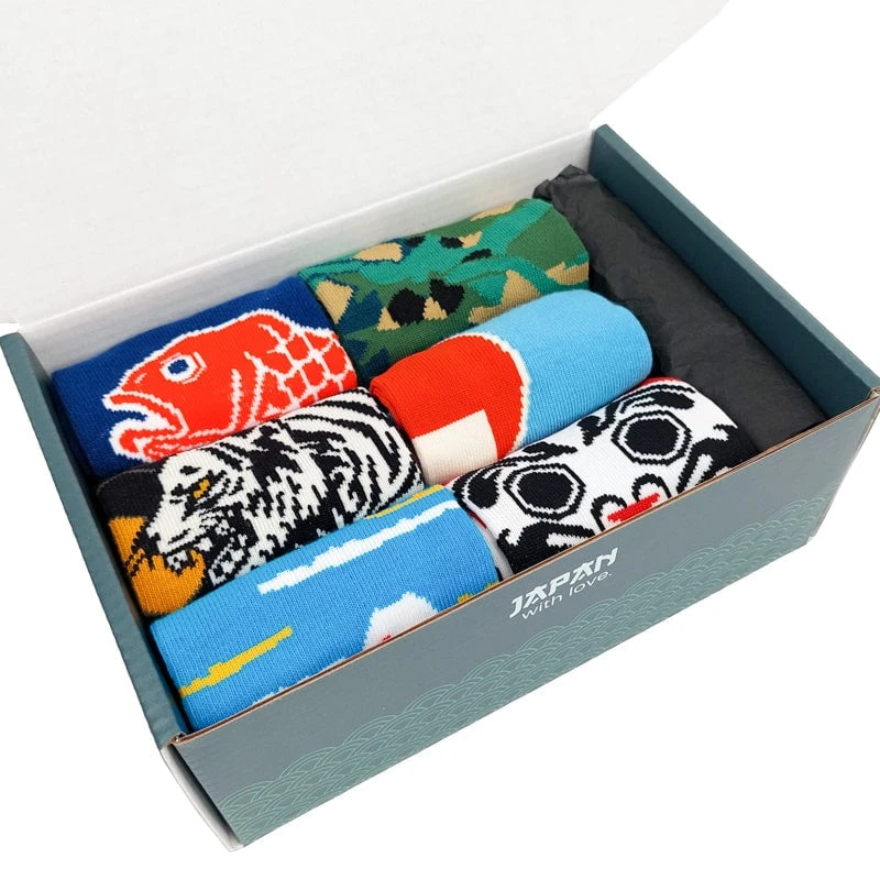 Japanese Socks For Men Gift Box 6 Japanese Socks For Men Gift Box - Image 4