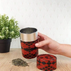 Bulk Tea Canister - Seigaiha 12 Bulk Tea Canister - Seigaiha -Shibui Store bulk tea canister seigaiha 261