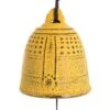 Cast Iron Wind Chime - Iwachu Yellow - 2.2 In -Shibui Store carillon japonais fonte iwachu jaune 5 5 cm 373