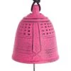 Cast Iron Wind Chime - Iwachu Pink - 2.2 In -Shibui Store carillon japonais fonte iwachu rose 5 5 cm 463