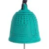 Cast Iron Wind Chime - Iwachu Turquoise - 2.2 In -Shibui Store carillon japonais fonte iwachu turquoise 5 5 cm 474