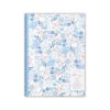 Blue Japanese Notebook -Shibui Store carnet japonais fleuri bleu 442