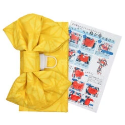 Yellow Obi Belt - Traditional -Shibui Store ceinture obi traditionnelle jaune 936