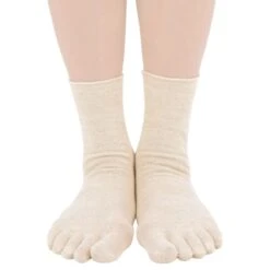 Five-Toe Socks - Natural Fiber
