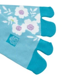 Flower Tabi Socks -Shibui Store chaussettes japonaises fleuries 514