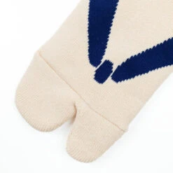 Flip Flop Socks - Beige -Shibui Store chaussettes japonaises tongs beige eu 37 42 273