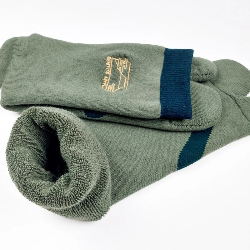 Flip Flop Toe Socks - Green 6 Flip Flop Toe Socks - Green - Image 4