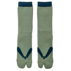 Flip Flop Toe Socks - Green