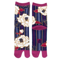 Tabi Socks Camellia -Shibui Store chaussettes tabi camelia 557