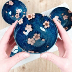 Set Of 5 Japanese Bowls - Sakura -Shibui Store coffret 5 bols japonais sakura 983