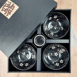 Set Of 5 Japanese Bowls - Spring 13 Set Of 5 Japanese Bowls - Spring -Shibui Store coffret 5 bols japonais spring 457