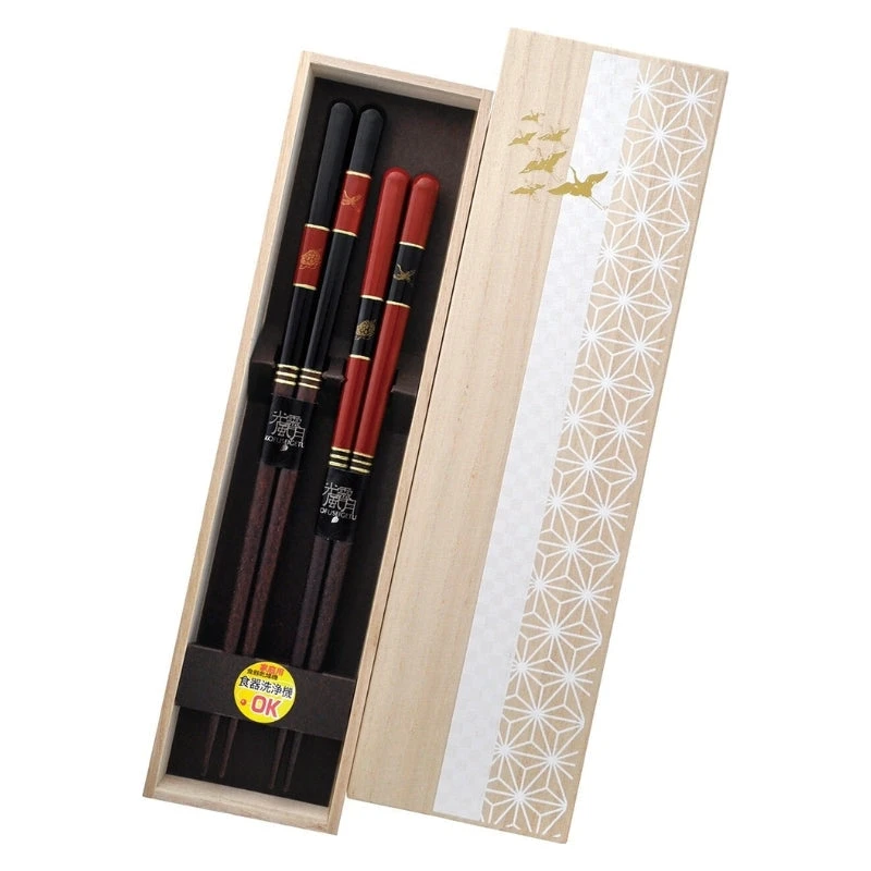 Asanoha Japanese Chopsticks Set 3 Asanoha Japanese Chopsticks Set