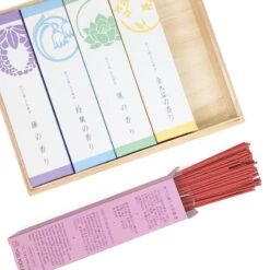 Japanese Incense Box - Naturel -Shibui Store coffret encens japonais naturel 243