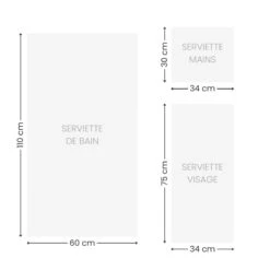 Japanese Bath Towel Set -Shibui Store coffret serviettes de bain japonaises 770