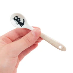 Cat Coffee Spoon - Beige -Shibui Store cuillere a cafe japonaise chat beige 677