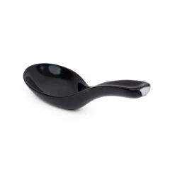 Black Porcelain Ramen Spoon 7 Black Porcelain Ramen Spoon -Shibui Store cuillere a ramen porcelaine noire 793