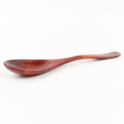 Japanese Wooden Spoon - Seigaiha Blue -Shibui Store cuillere japonaise bois seigaiha bleu 977