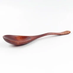 Japanese Wood Spoon - Seigaiha Red -Shibui Store cuillere japonaise bois seigaiha rouge 286