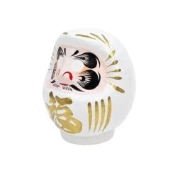 White Japanese Daruma – 3.5” To 5.9” -Shibui Store daruma japonais blanc 9 a 15 cm 451