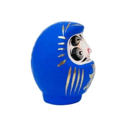 Japanese Daruma - Blue -Shibui Store daruma japonais bleu 477