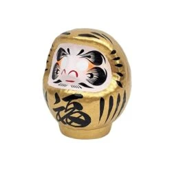 Gold Japanese Daruma – 3.5” To 5.9” -Shibui Store daruma japonais dore 9 a 15 cm 347