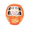 Japanese Daruma - Orange 2 Japanese Daruma - Orange -Shibui Store daruma japonais orange 12 cm 652
